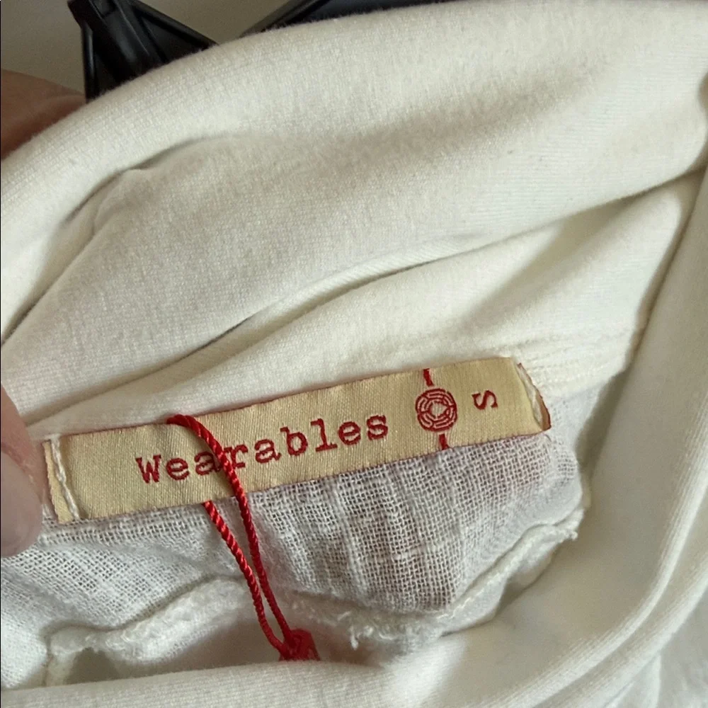 XCVI Wide Leg Pants in Cream - Picture 3 of 3